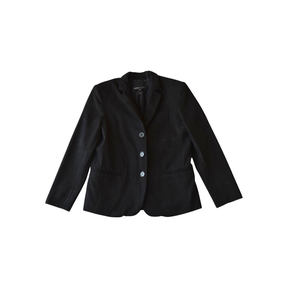 Marc Jacobs Black Wool Blazer Jacket Size 4